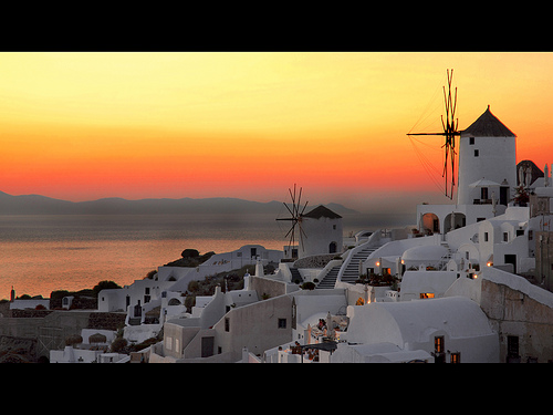 oia sunset