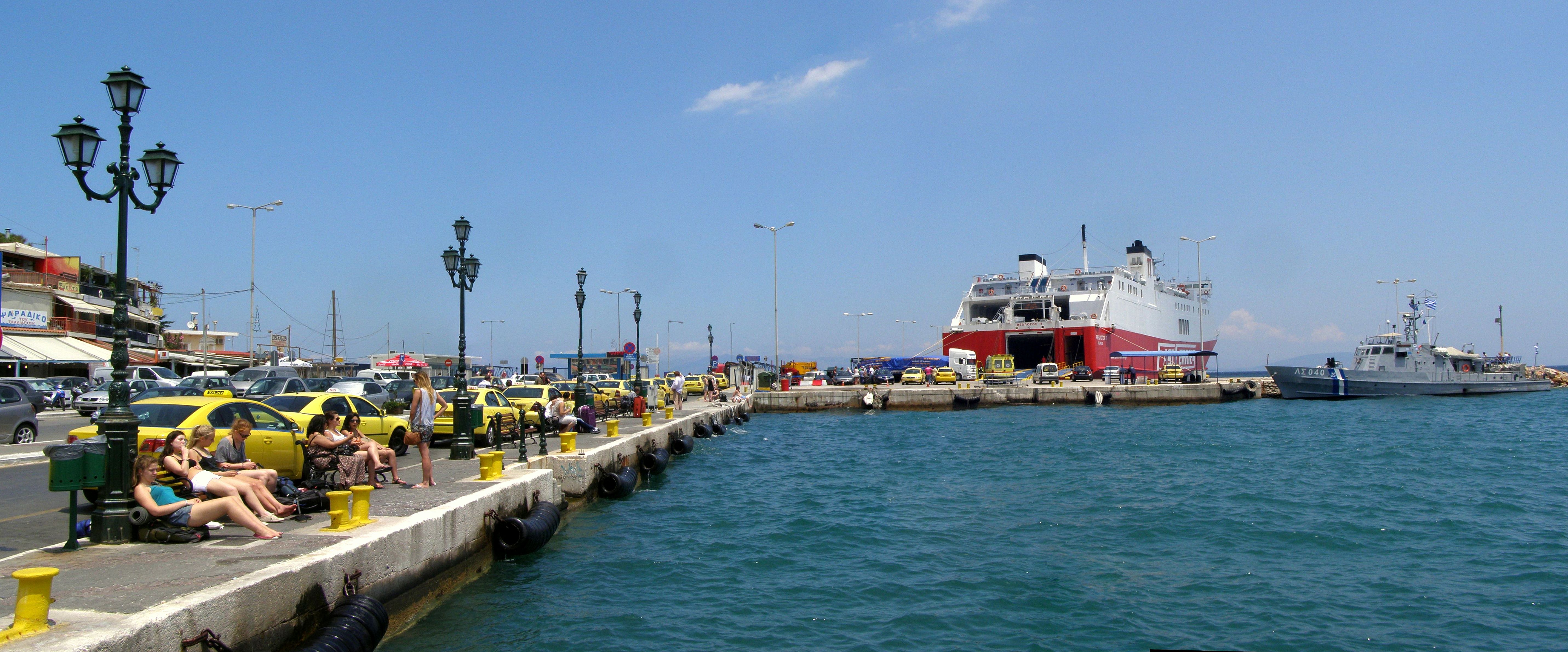 Athens to Santorini by ferry