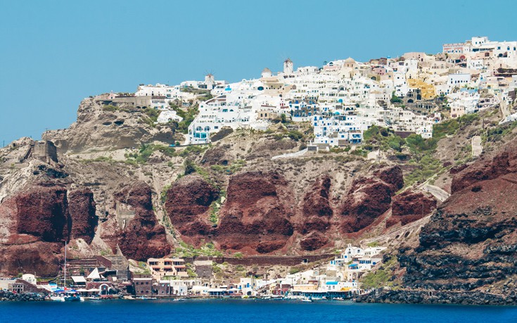 Santorini caldera