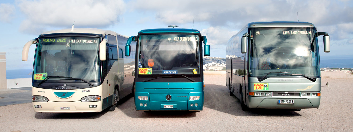 ktel bus Santorini