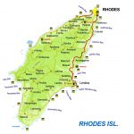 Rhodes Greece Map