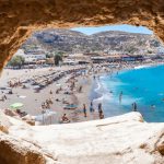 Matala Crete Greece, Red Beach Matala & Town info