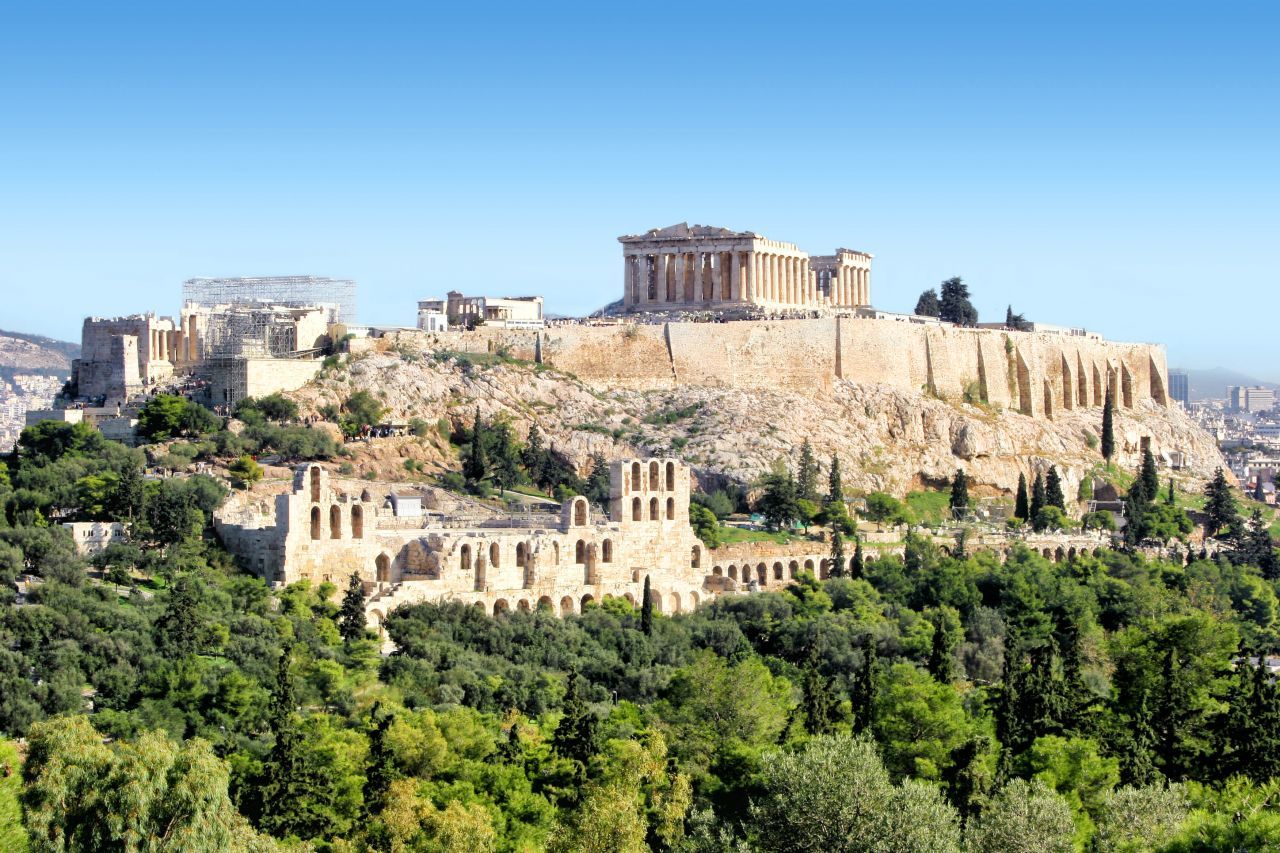 The Acropolis of Athens Greece