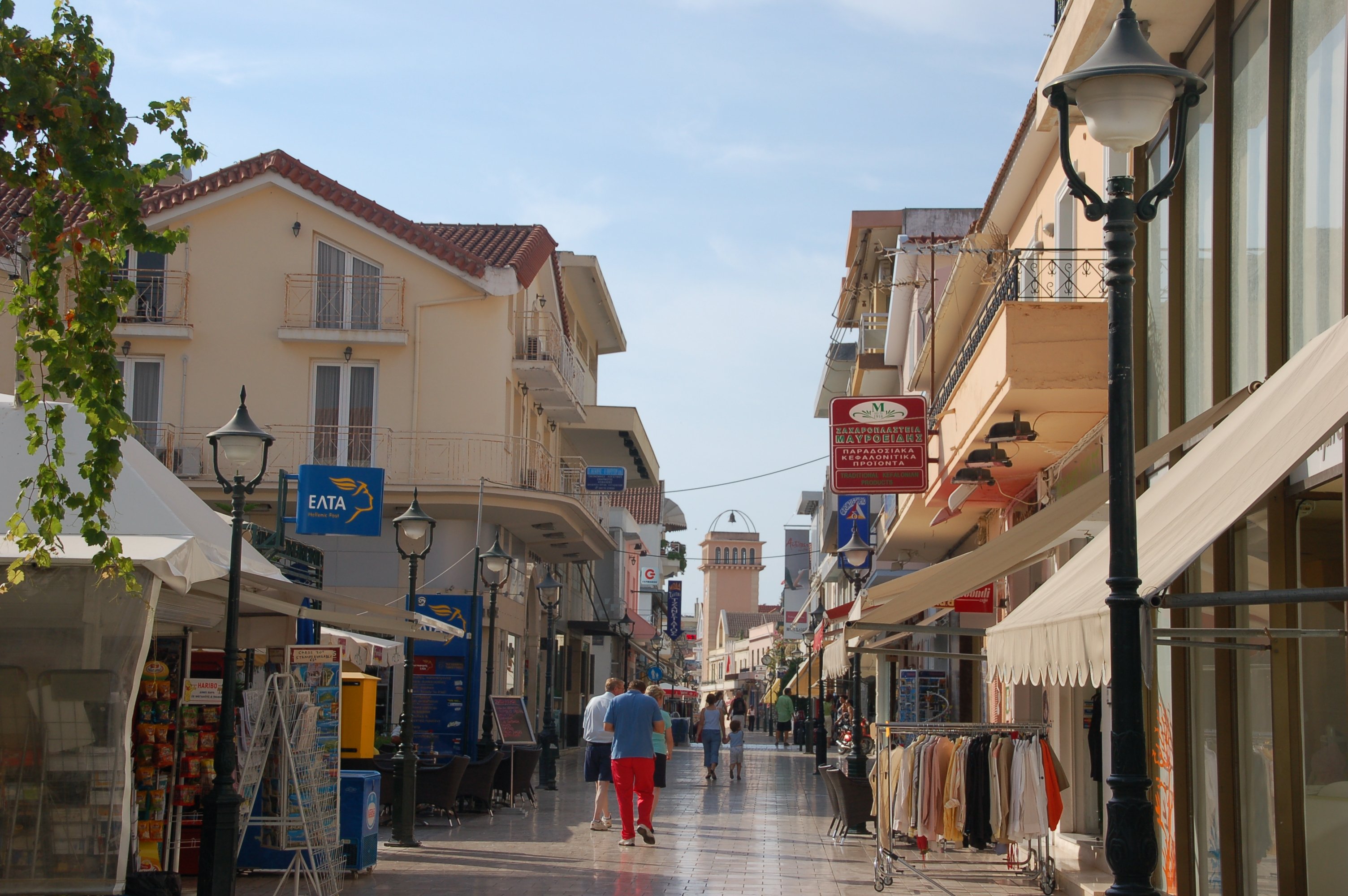Argostoli Kefalonia Greece Streets