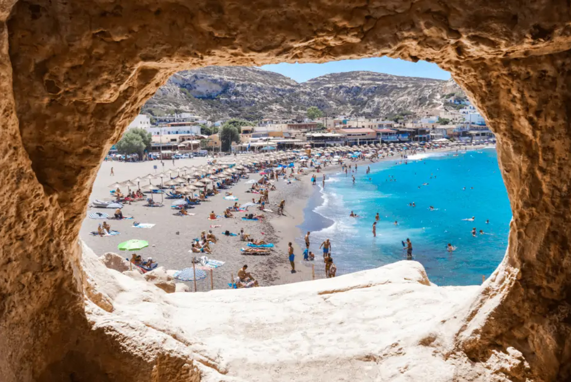 Matala Crete Greece