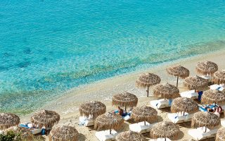 Psarou beach mykonos