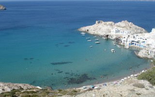 milos firopotamos beach