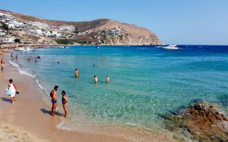 mykonos elia beach
