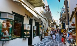 mykonos shopping