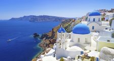 Architecture of Oia town on Santorini santorini