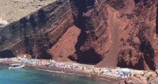 santorini red beach