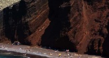 santorini red beach