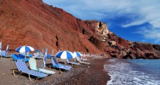 santorini red beach