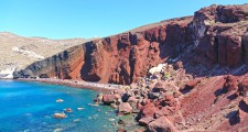 santorini red beach