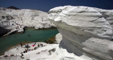 Milos Sarakiniko Beach