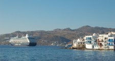 little venice mykonos island greece
