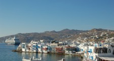 little venice mykonos island greece