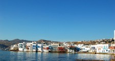 little venice mykonos island greece