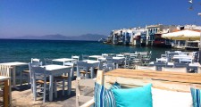 little venice mykonos island greece